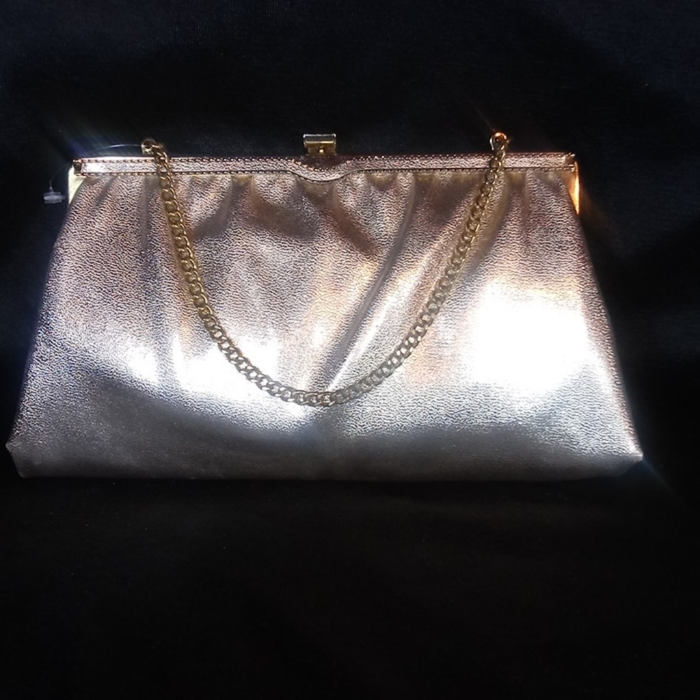 Ande Champaign Gold Clutch.
